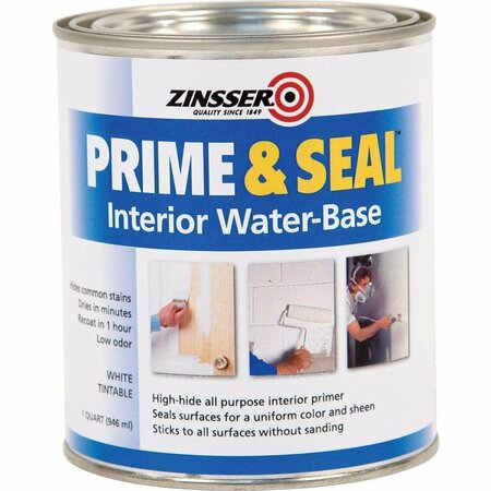 ZINSSER Interior Prime & Seal Water-Based Primer, White, 1 Qt. 1804